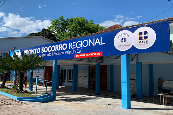 Fachada do HM Regional de Montenegro